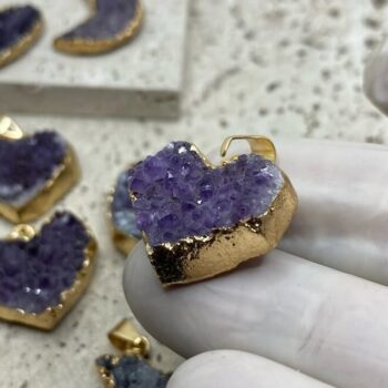 Amethyst Heart pendant